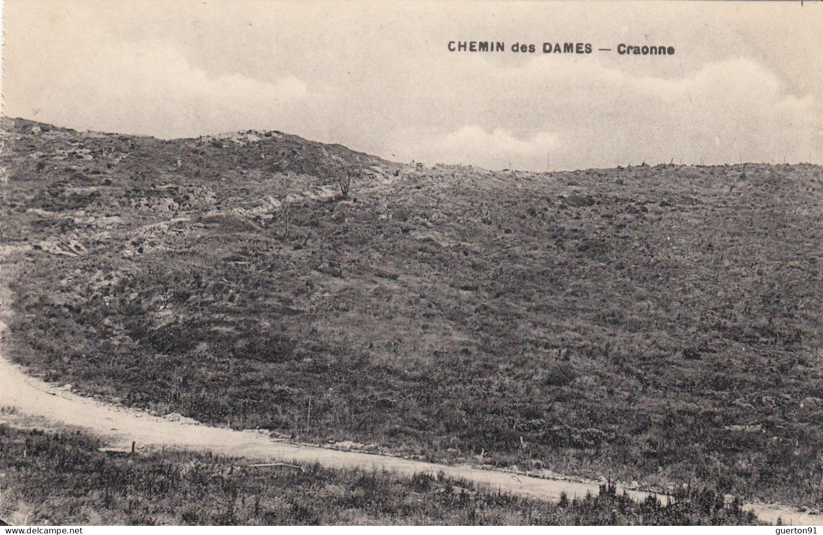 CPA (02)   CRAONNE Chemin Des Dames - Craonne