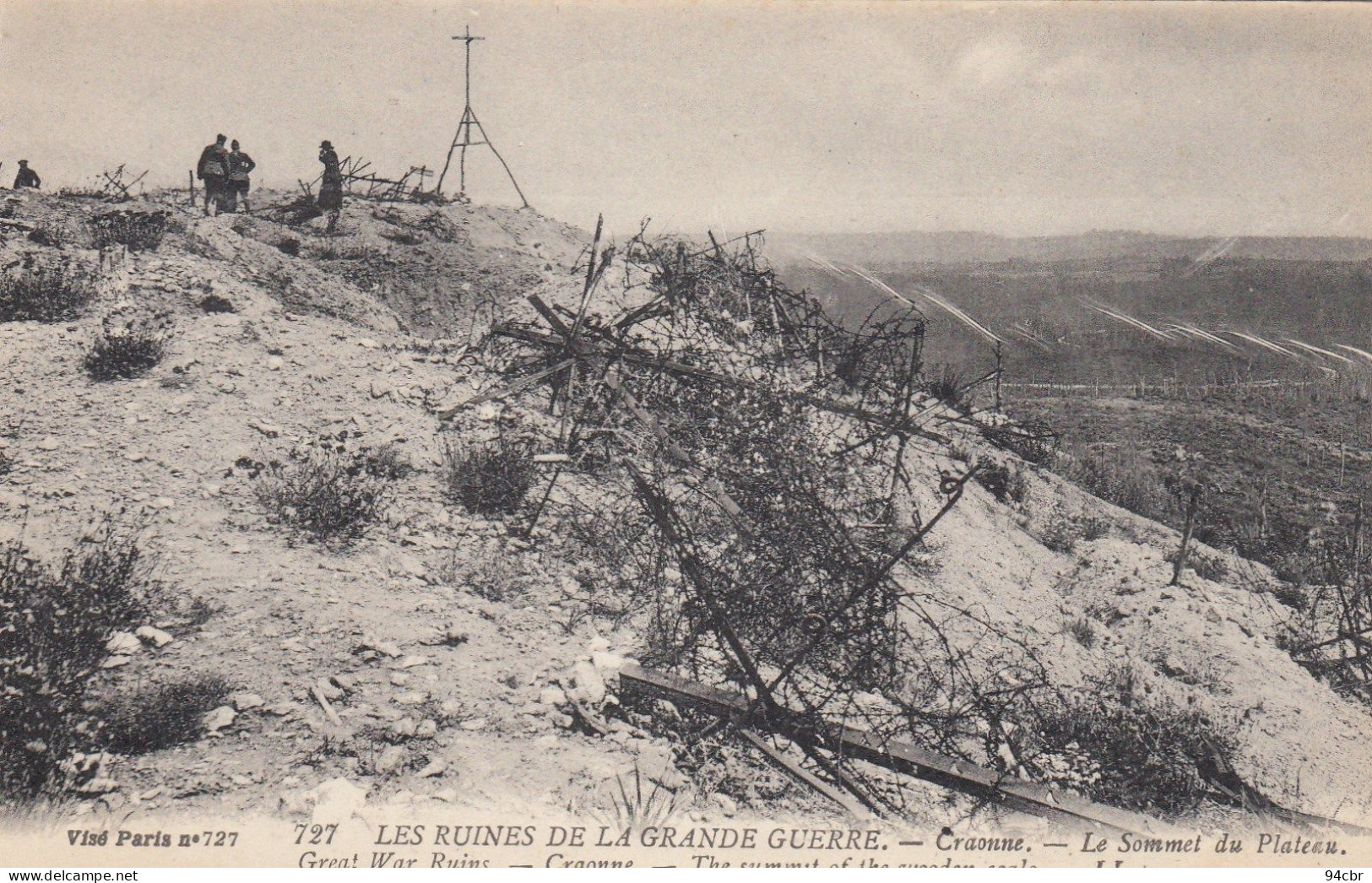 CPA (02) CRAONNE  Les Ruines    Le Sommet Du Plateau - Craonne