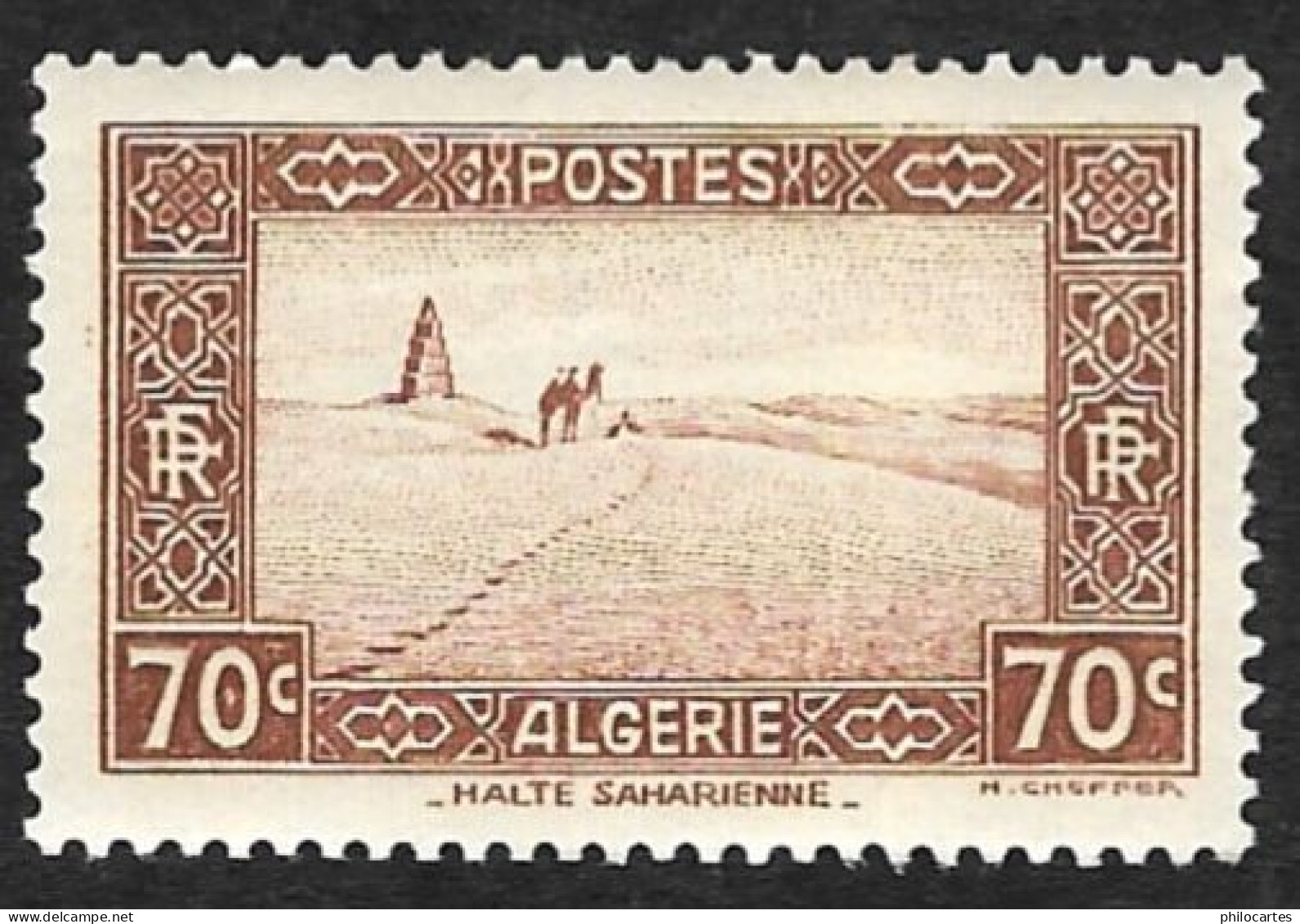 ALGERIE  1938   -  Y&T  138 - Halte Saharienne    -  NEUF** - Neufs