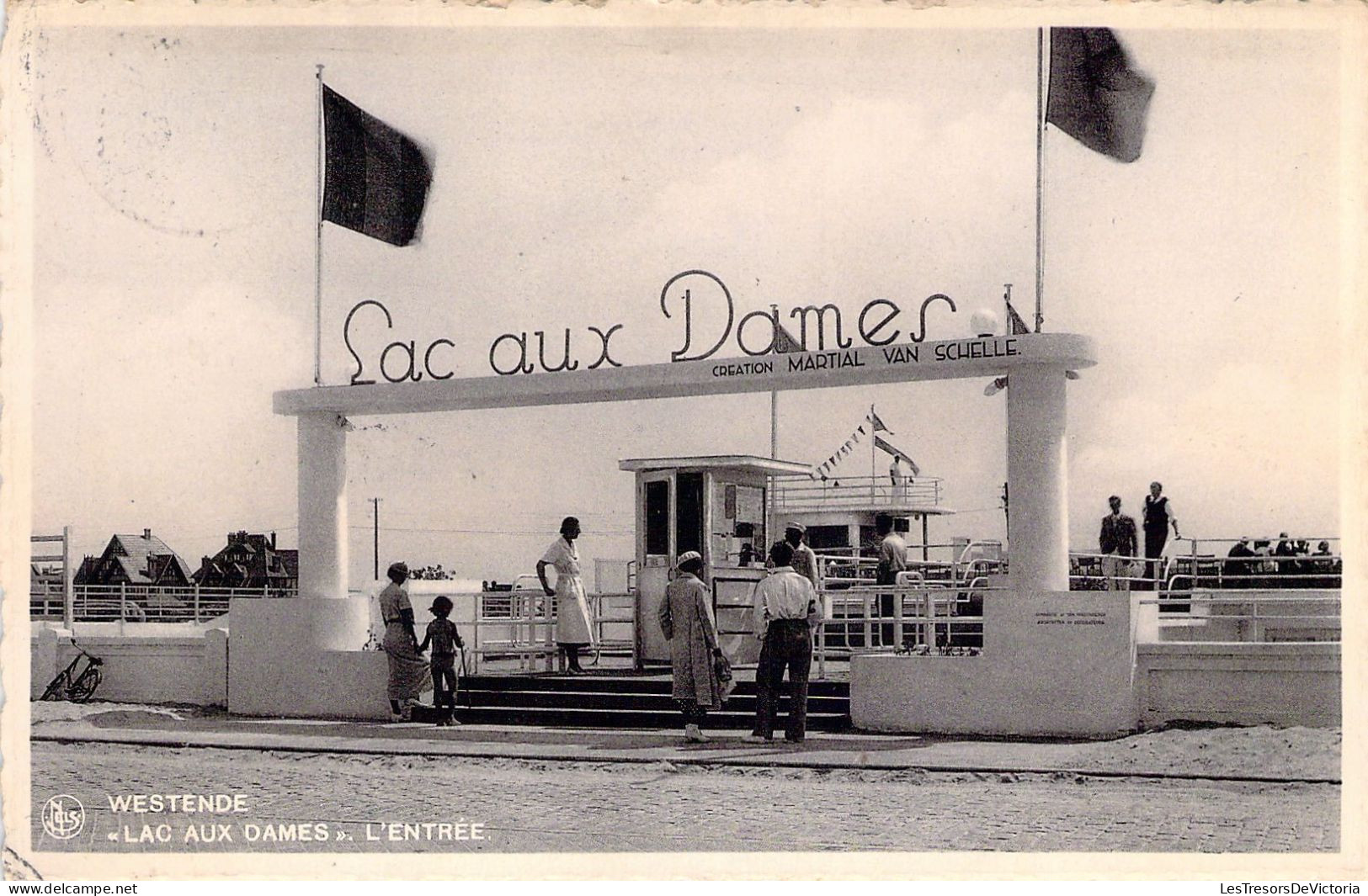 BELGIQUE - WESTENDE - Lac Aux Dames - Carte Postale Ancienne - Westende