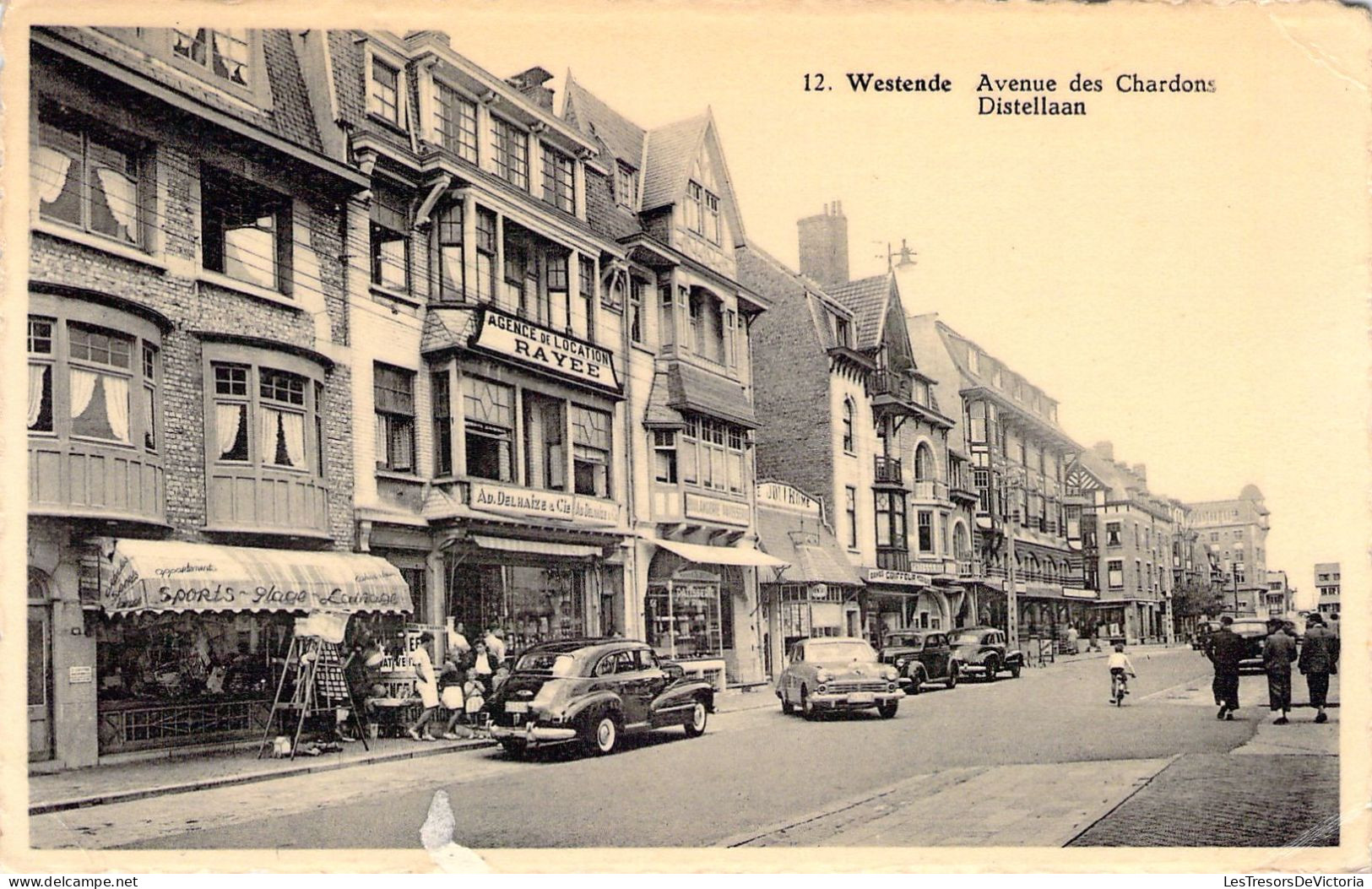 BELGIQUE - WESTENDE - Avenue Des Chardons Distellaan - Edit Gegy - Carte Postale Ancienne - Westende