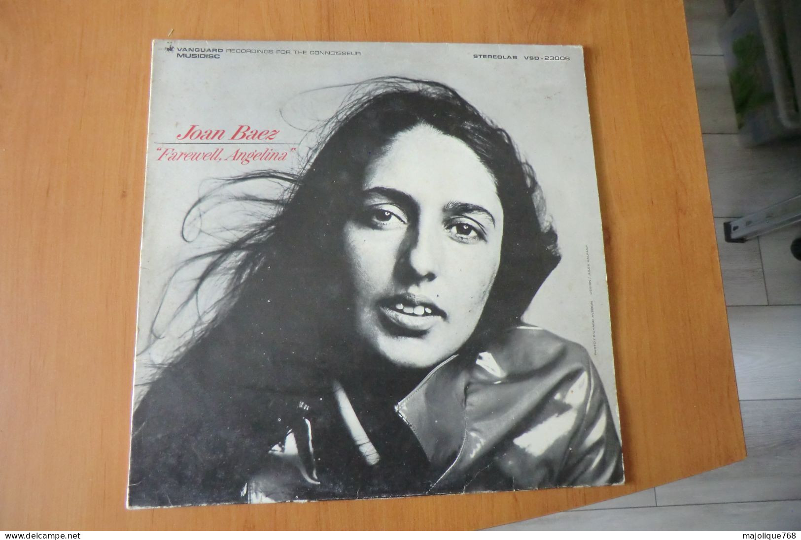 Disque 33T - LP  De Joan Naez - "Farewell, Angélina - Vanguard VSD. 23006 - France - Country Et Folk