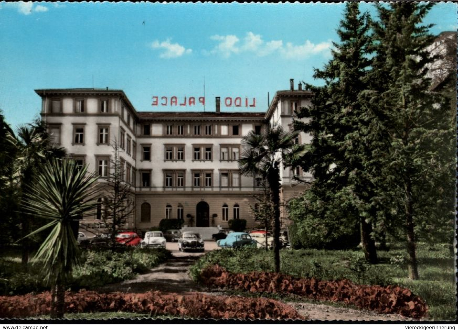 ! Moderne Ansichtskarte Lido Palace Hotel, Riva Del Garda, Autos, Cars - Andere & Zonder Classificatie