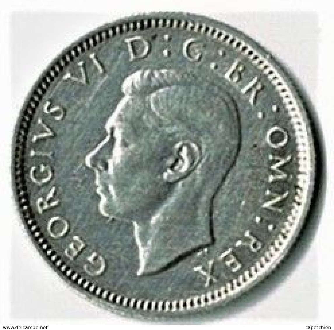 GRANDE BRETAGNE / SIX PENCE / GEORGES VI / 1946,: ETAT TTB + / ARGENT - Altri & Non Classificati