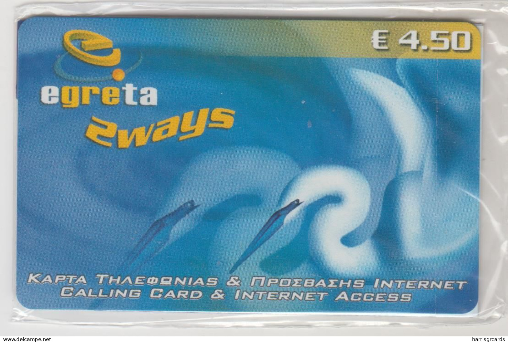 GREECE - Egreta (Swan) , Prepaid Card 4.5 €, Mint - Griechenland