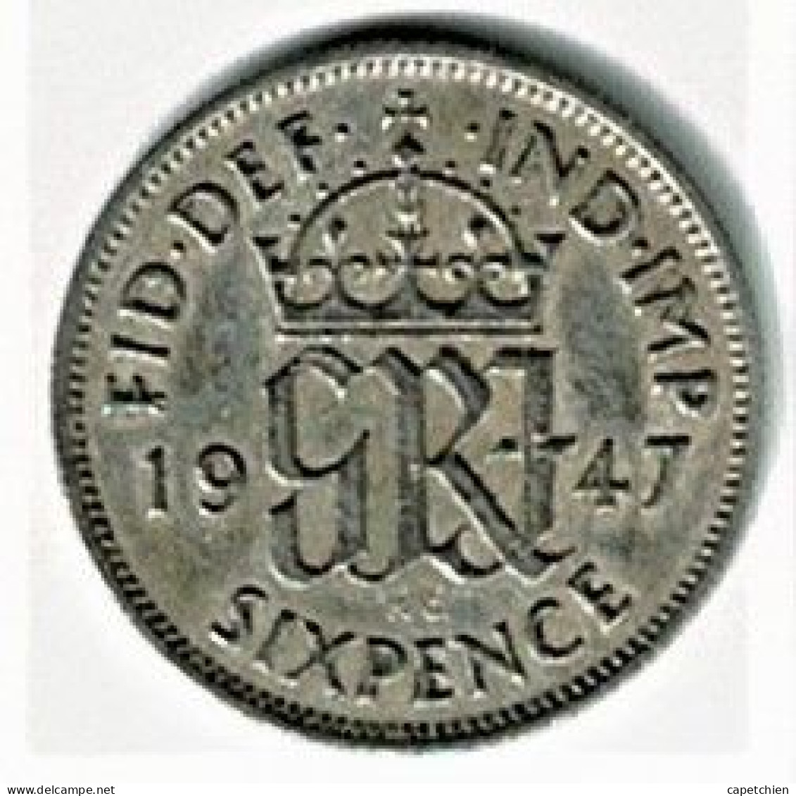 GRANDE BRETAGNE / SIX PENCE / GEORGES VI / 1947 ,: ETAT TTB + / - Sonstige & Ohne Zuordnung