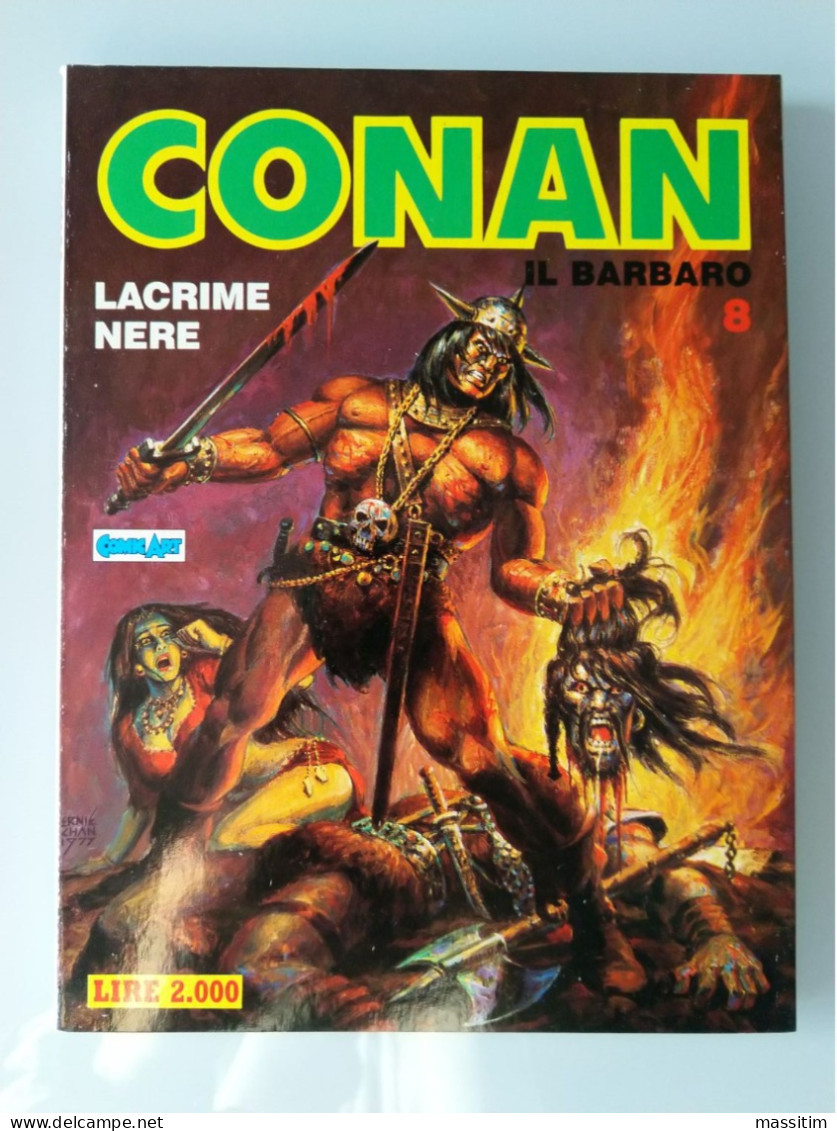 CONAN - IL BARBARO/LA SPADA SELVAGGIA - COMIC ART - 1986 - ENTRA E CHIEDI - Erstauflagen