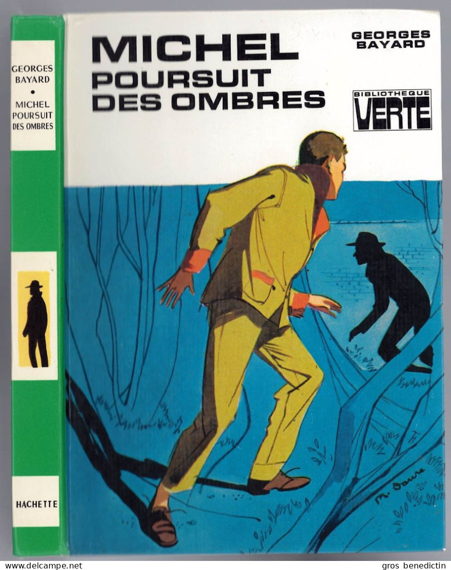 Hachette - Bibliothèque Verte - Georges Bayard - "Michel Poursuit Des Ombres" - 1979 - #Ben&Mich - Bibliothèque Verte