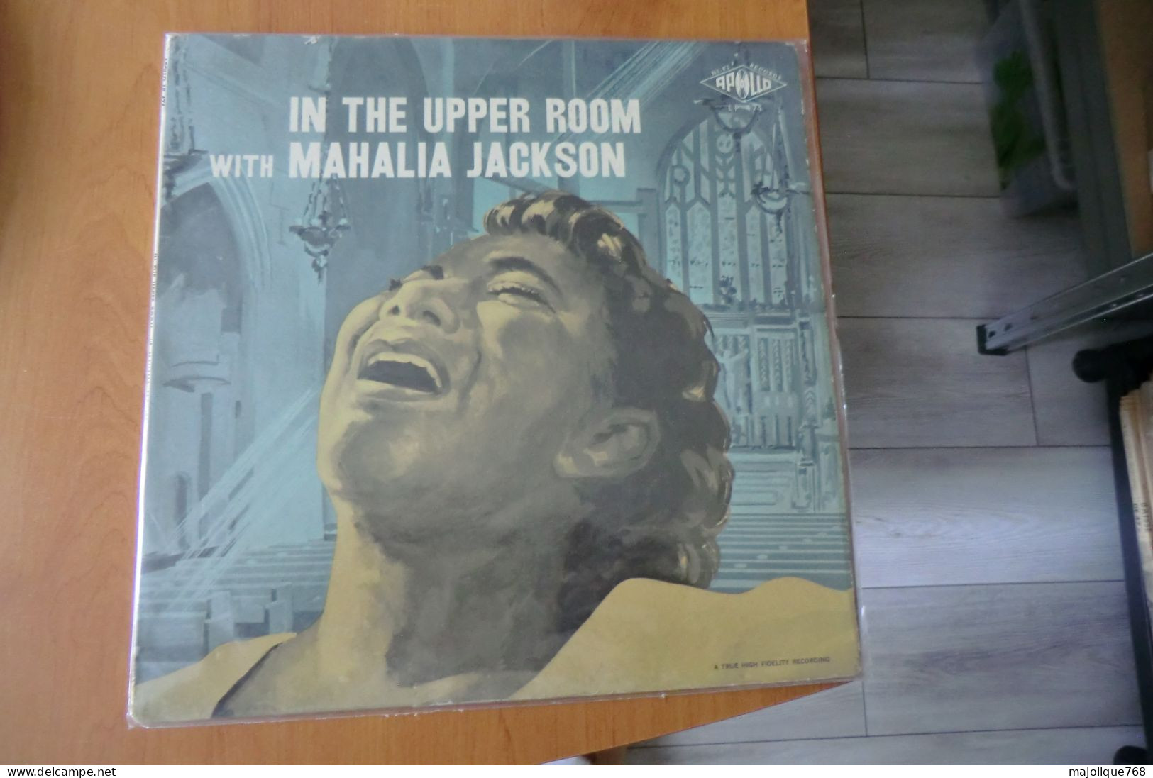 Disque 33T - LP De Mahalia Jackson WwWith Inthe Upper Room - Apollo LP 474 - US 1959 - Soul - R&B