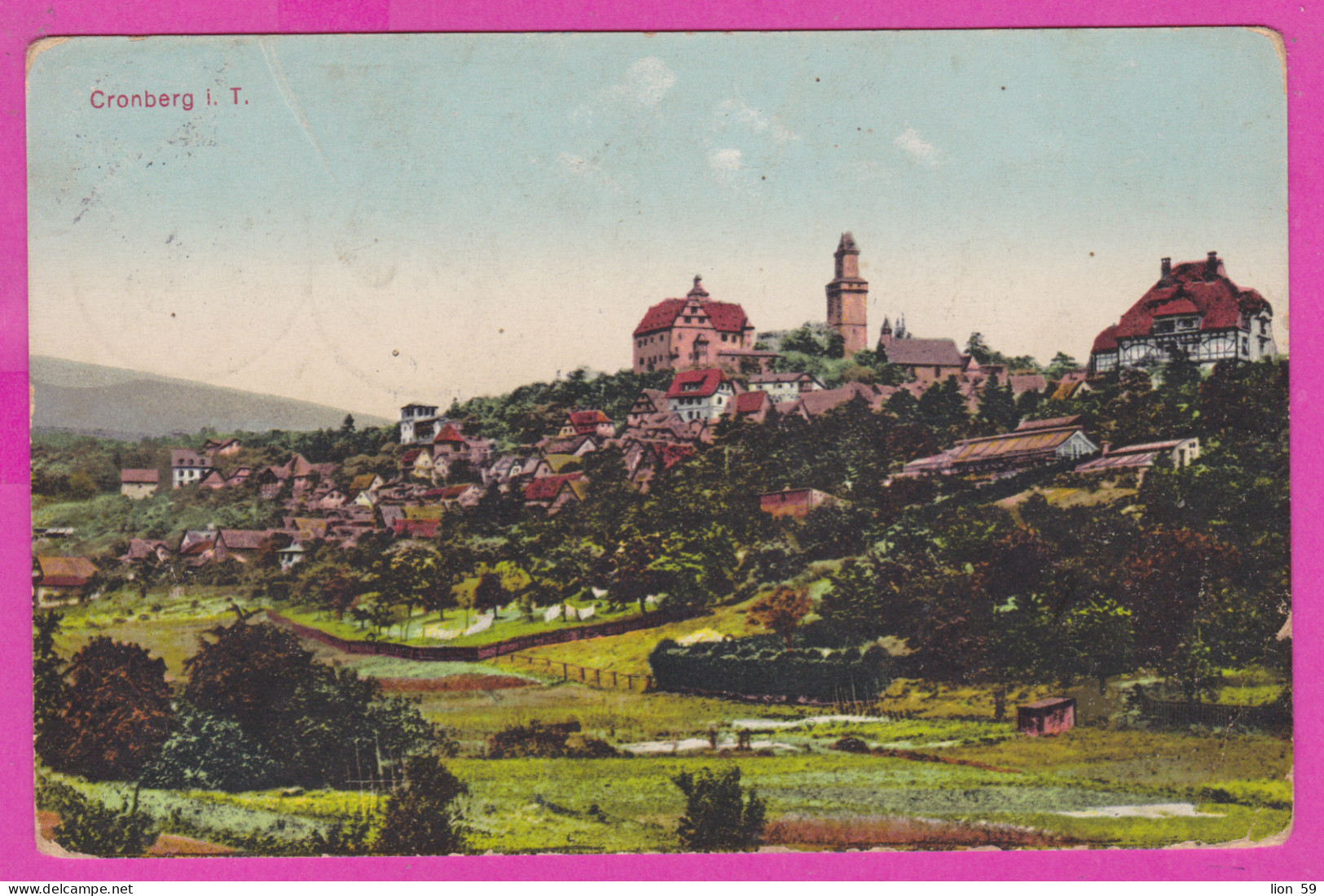 290528 / Germany - Kronberg Im Taunus I. T. - Panorama Kronberg Castle  PC IX 11022 Deutschland Allemagne Germania - Kronberg