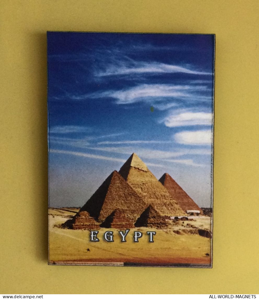 Egypt Pyramids Fridge Magnet, Souvenir From Egypt - Tourismus