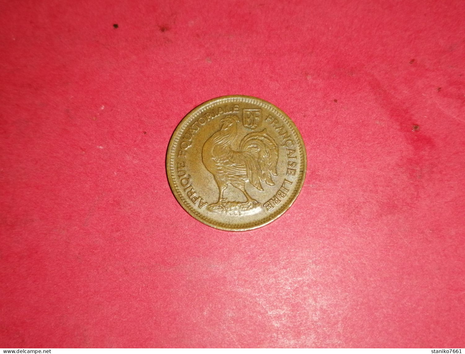 BELLE MONNAIE 50 CENTIMES 1943 AFRIQUE EQUATORIALE - Madagaskar