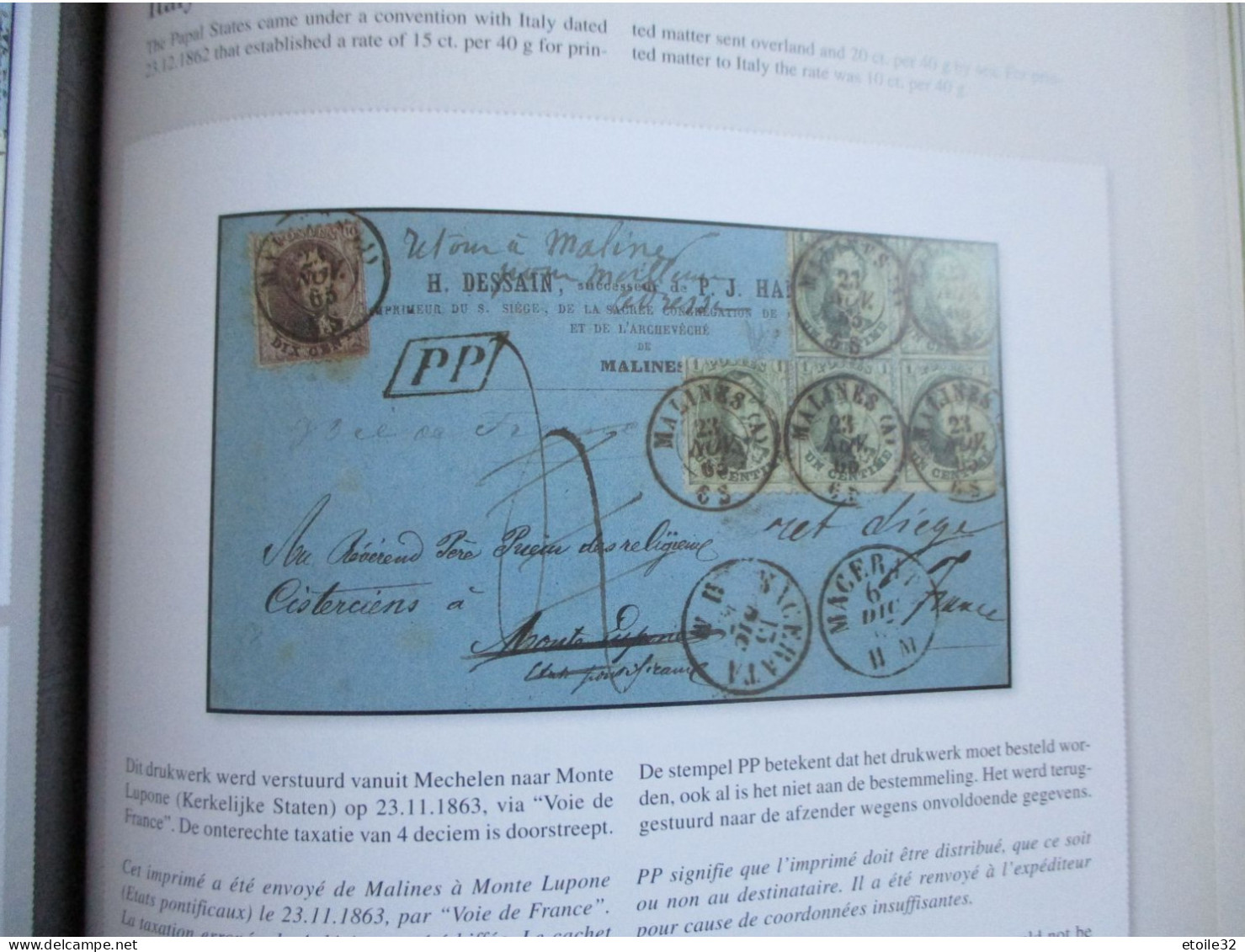 1 Centime Belge 1861/1866 - Filatelie En Postgeschiedenis