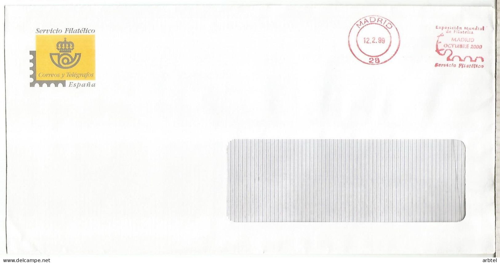 ESPAÑA SERVICIO FILATELICO 1990 ESPAÑA 2000 - Franchigia Postale