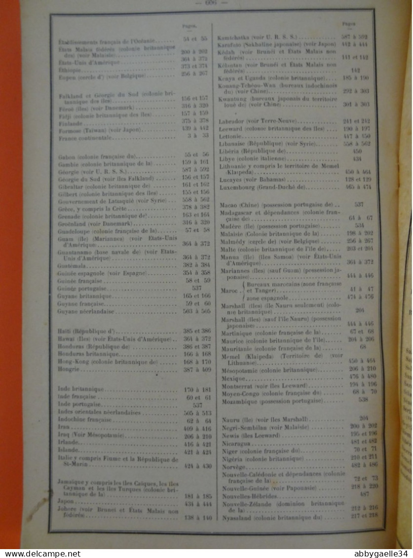 RESTRICTIONS ET PROHIBITIONS Tarif pour le transport des COLIS POSTAUX 3e volume SNCF avril 1939 imp. Chaix