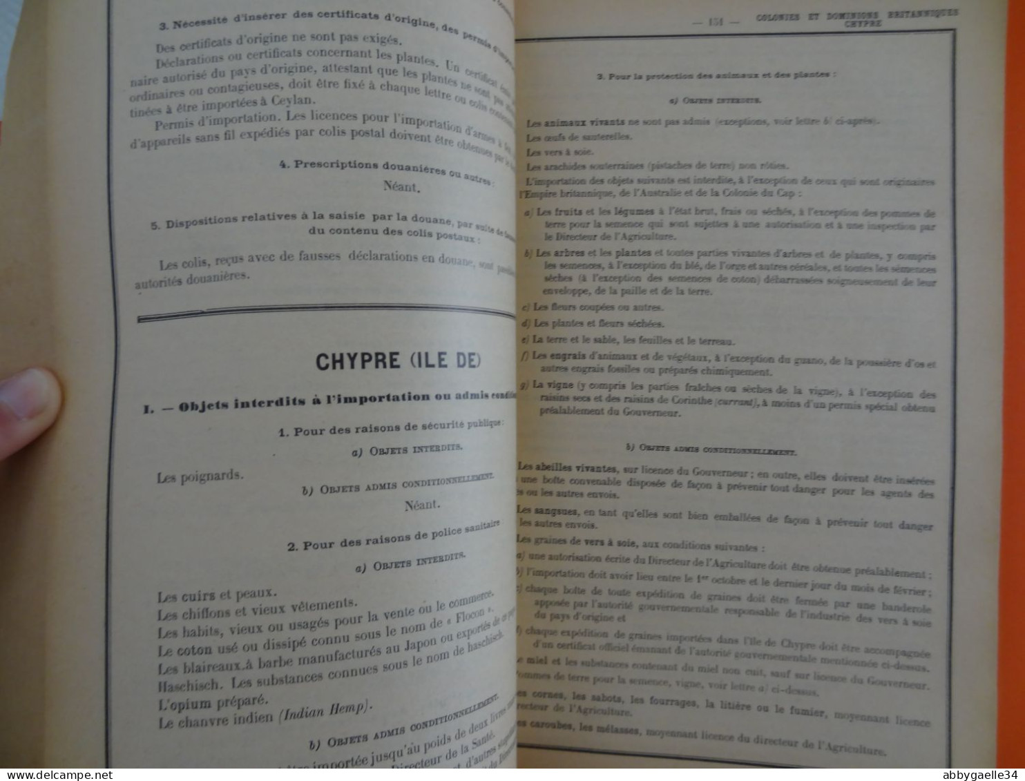 RESTRICTIONS ET PROHIBITIONS Tarif pour le transport des COLIS POSTAUX 3e volume SNCF avril 1939 imp. Chaix