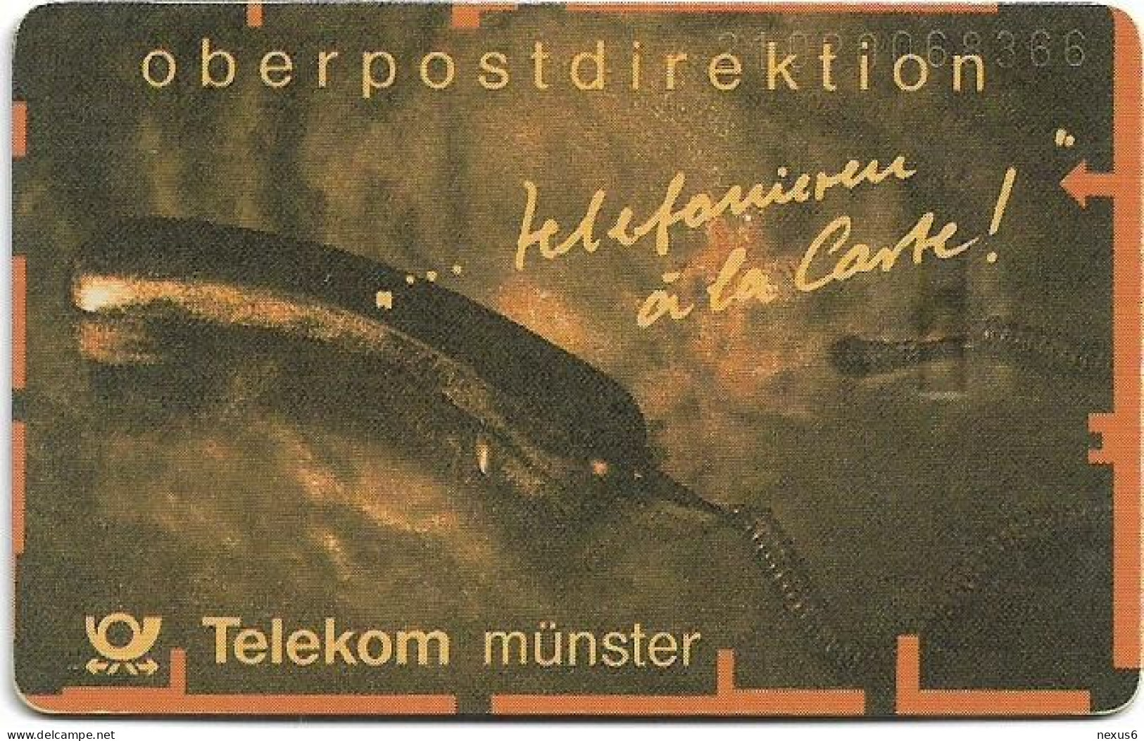Germany - Oberpostdirektion Münster - A 18-12.90 - 40U, 12.000ex, Used - A + AD-Series : Werbekarten Der Dt. Telekom AG