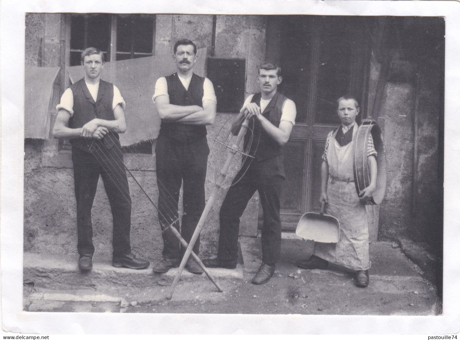 CP  14,7 X 10,5  -  Armand Deriaz  -  Les Fromagers, Baulmes, 1910 - Baulmes