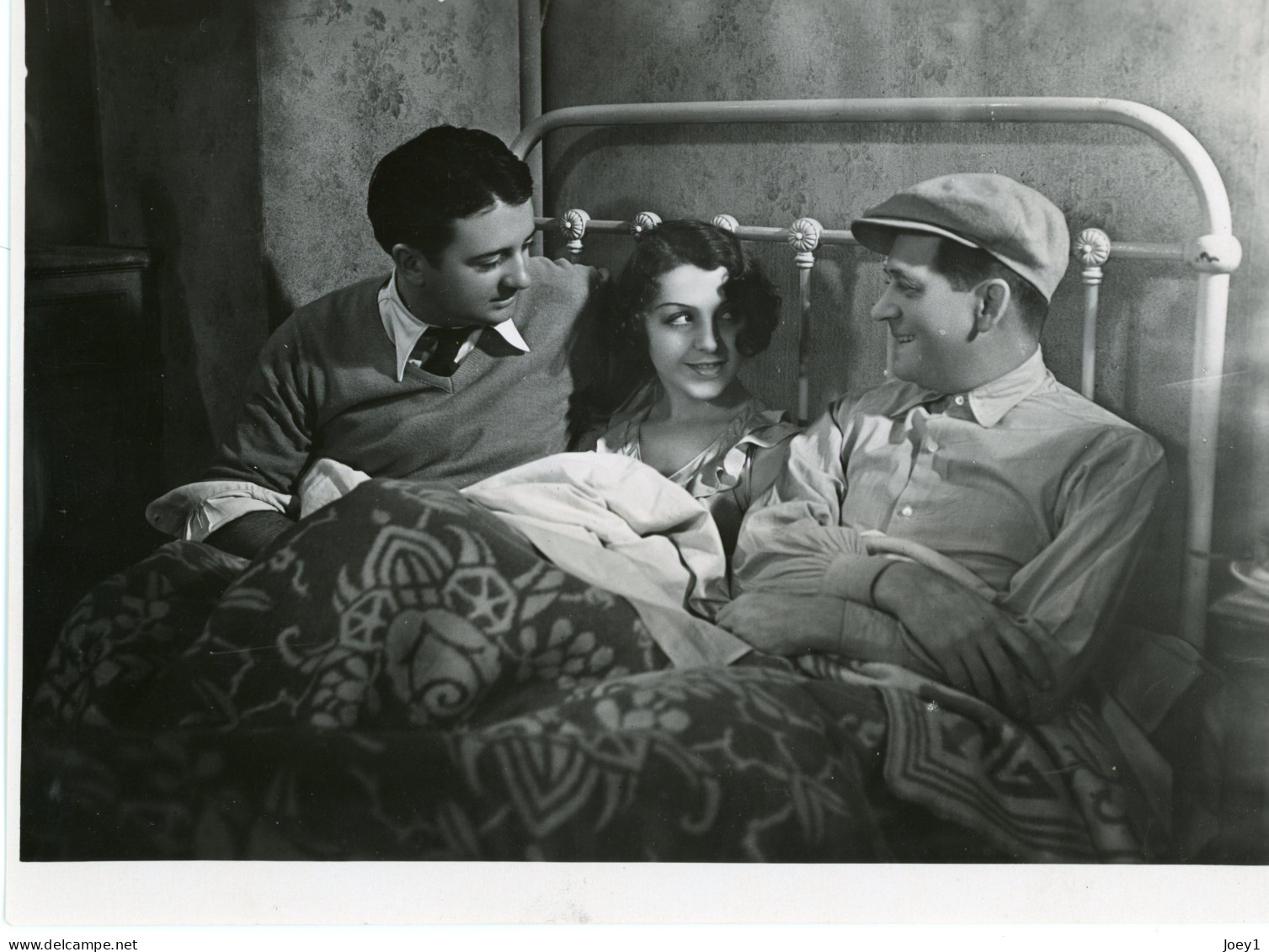 Photo Jacques Tourneur,Renée St Cyr Et Albert Préjean Sur Le Tournage De Toto - Fotos