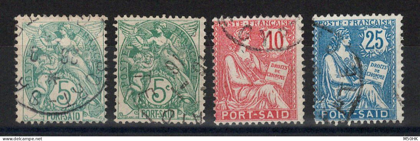 Port Said - YV 24 / 24a / 25 / 28 Oblitérés , Cote 8,75 Euros - Used Stamps