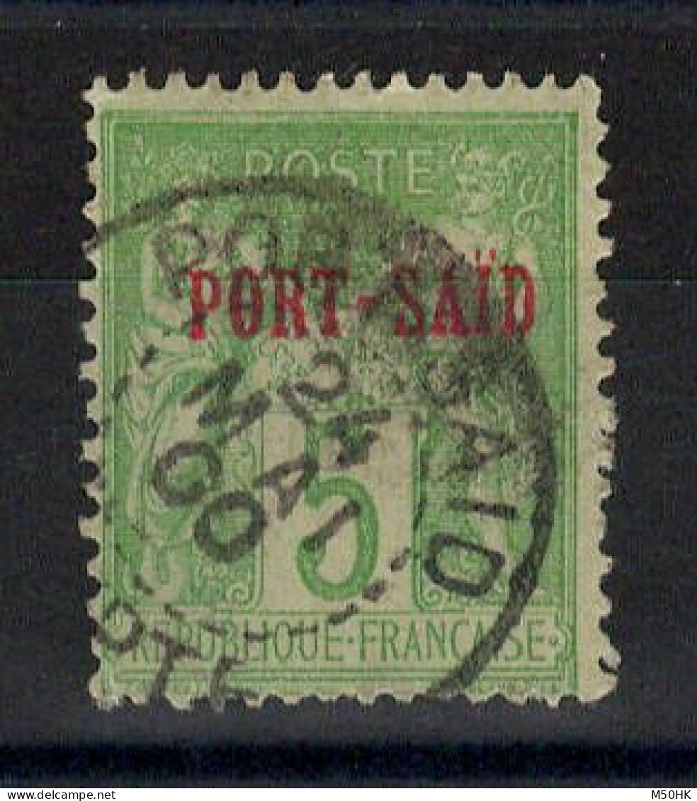 Port Said - YV 5 Oblitere , Type I , Cote 5 Euros - Gebraucht