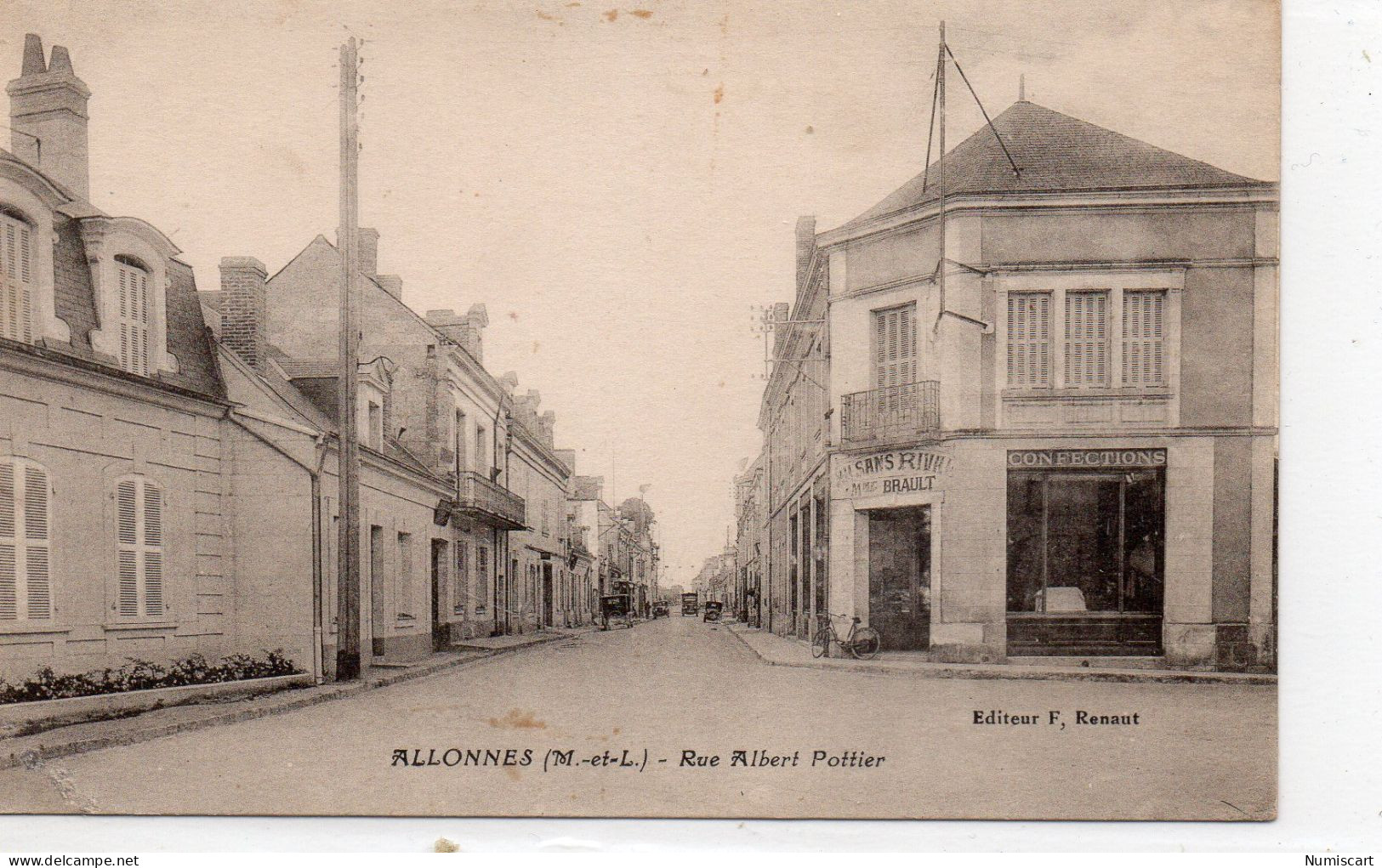 Allonnes Rue Albert Pottier Commerces - Allonnes