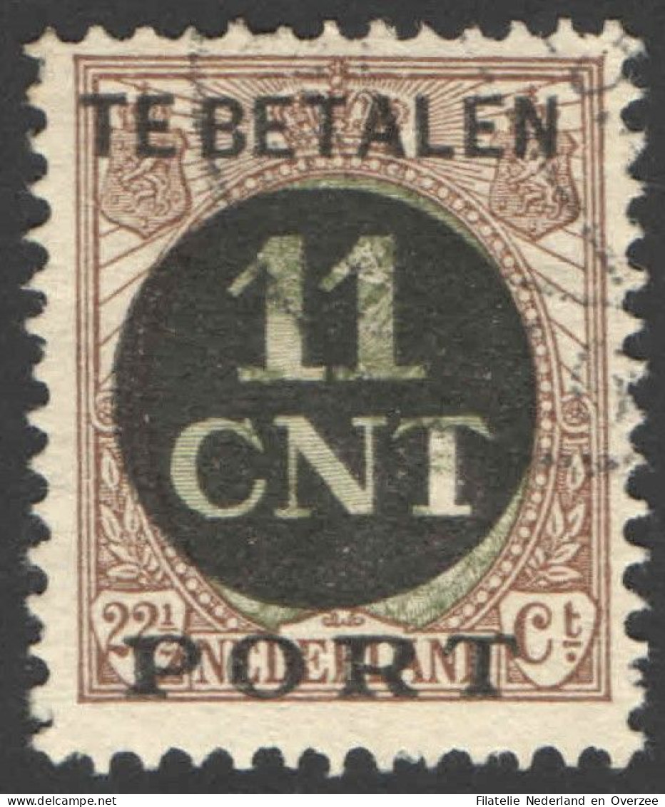 Nederland 1924 Postpakket-verrekenzegel 1A Gestempeld/used Tanding/Perforation 12 1/2 - Altri & Non Classificati