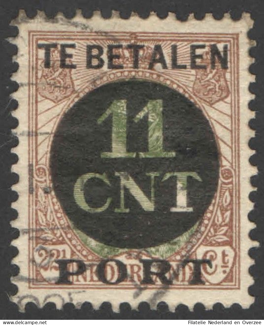 Nederland 1924 Postpakket-verrekenzegel 1A Gestempeld/used Tanding/Perforation 12 1/2 - Autres & Non Classés