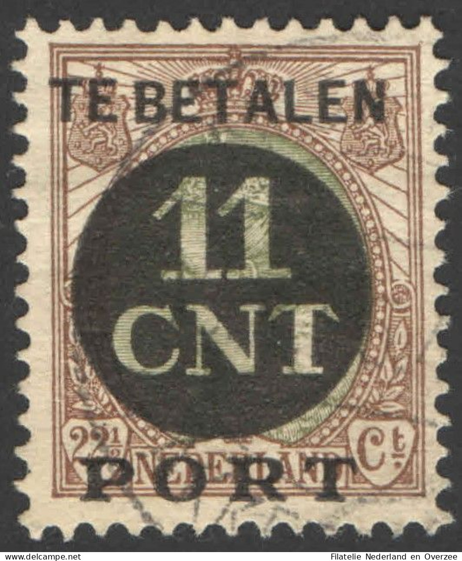 Nederland 1924 Postpakket-verrekenzegel 1A Gestempeld/used Tanding/Perforation 12 1/2 - Autres & Non Classés