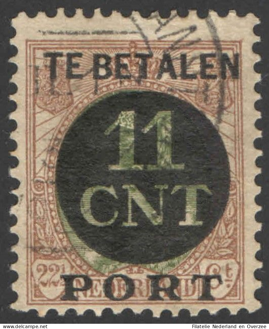 Nederland 1924 Postpakket-verrekenzegel 1A Gestempeld/used Tanding/Perforation 12 1/2 - Other & Unclassified