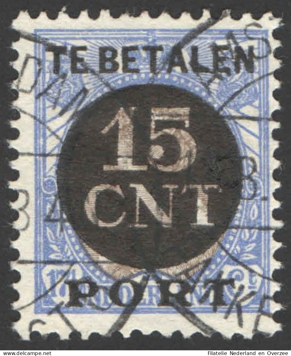 Nederland 1924 Postpakket-verrekenzegel 2A Gestempeld/used Tanding/Perforation 12 1/2 - Autres & Non Classés