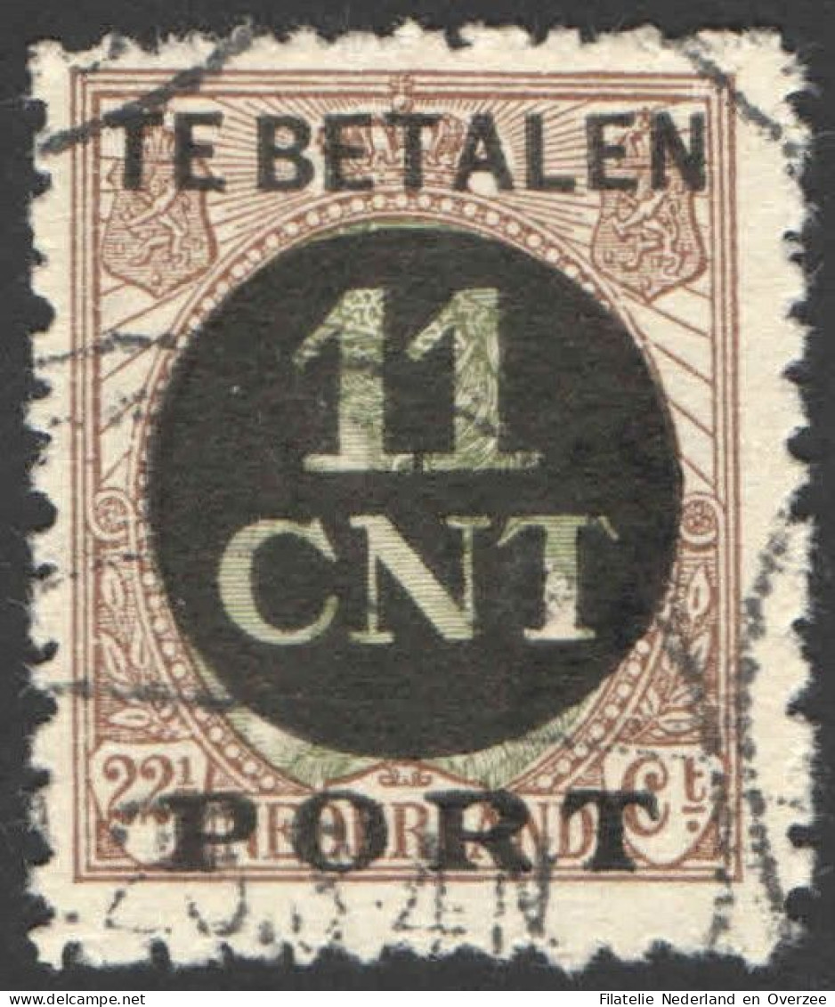 Nederland 1924 Postpakket-verrekenzegel 1B Gestempeld/used Tanding/Perforation 11 1/2 X 11 - Other & Unclassified