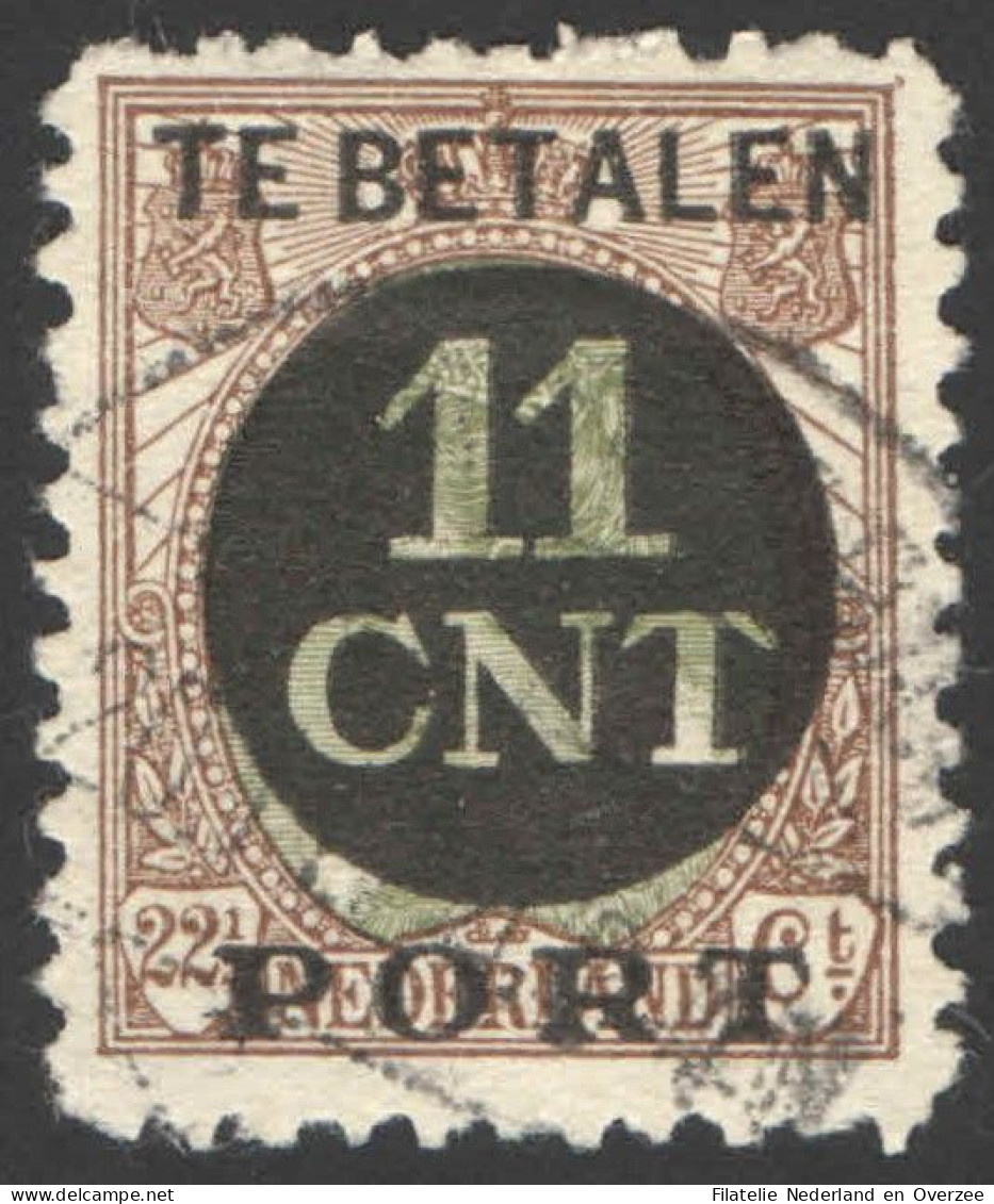 Nederland 1924 Postpakket-verrekenzegel 1B Gestempeld/used Tanding/Perforation 11 1/2 X 11 - Andere & Zonder Classificatie