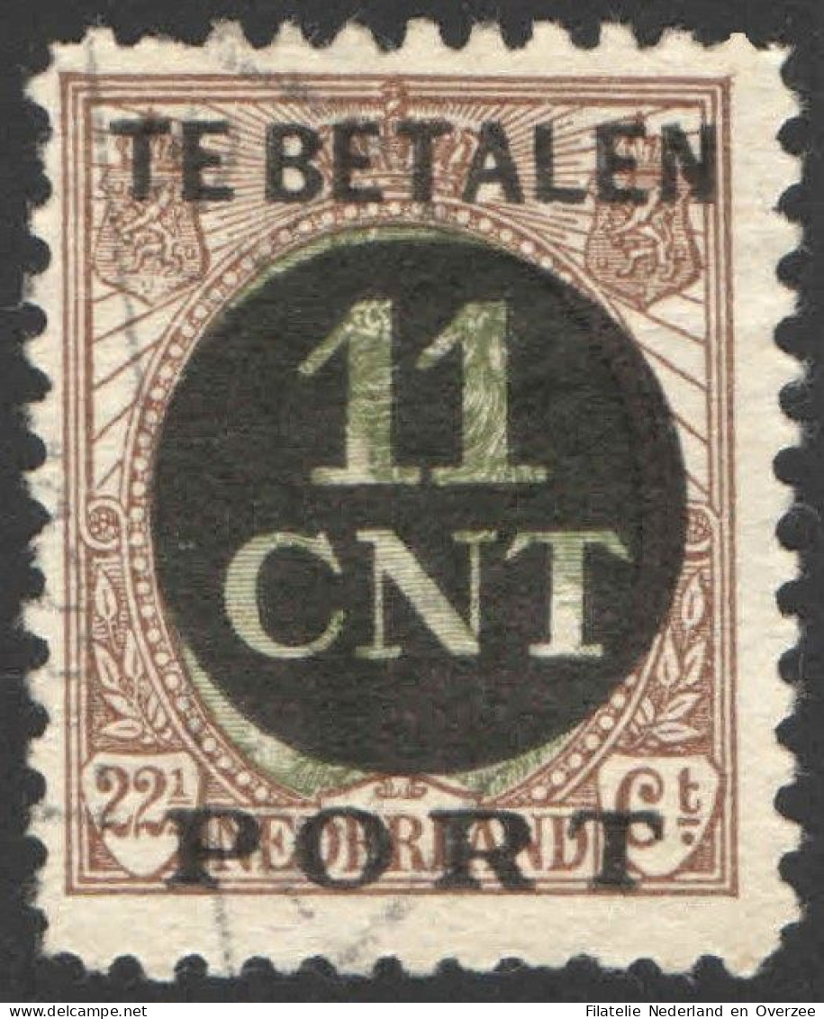 Nederland 1924 Postpakket-verrekenzegel 1B Gestempeld/used Tanding/Perforation 11 1/2 X 11 - Other & Unclassified