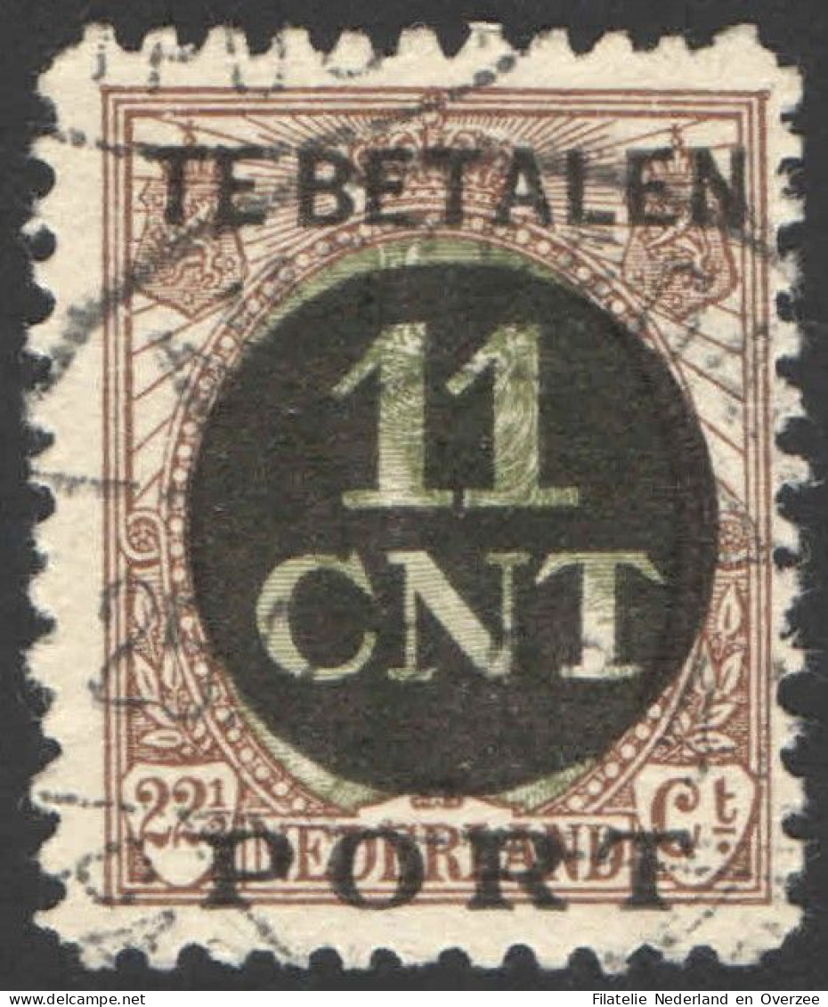 Nederland 1924 Postpakket-verrekenzegel 1B Gestempeld/used Tanding/Perforation 11 1/2 X 11 - Autres & Non Classés