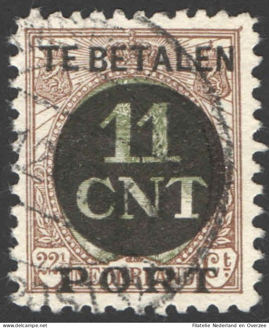 Nederland 1924 Postpakket-verrekenzegel 1B Gestempeld/used Tanding/Perforation 11 1/2 X 11 - Other & Unclassified