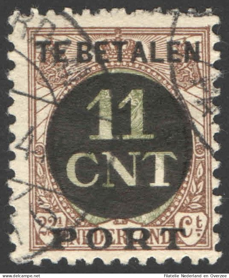 Nederland 1924 Postpakket-verrekenzegel 1B Gestempeld/used Tanding/Perforation 11 1/2 X 11 - Andere & Zonder Classificatie