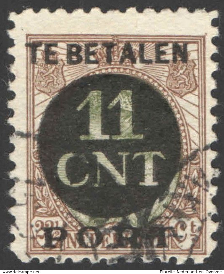 Nederland 1924 Postpakket-verrekenzegel 1B Gestempeld/used Tanding/Perforation 11 1/2 X 11 - Andere & Zonder Classificatie