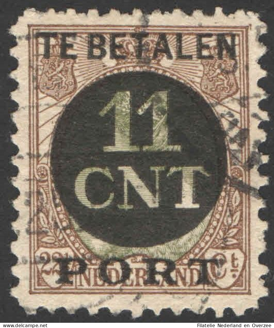 Nederland 1924 Postpakket-verrekenzegel 1B Gestempeld/used Tanding/Perforation 11 1/2 X 11 - Other & Unclassified