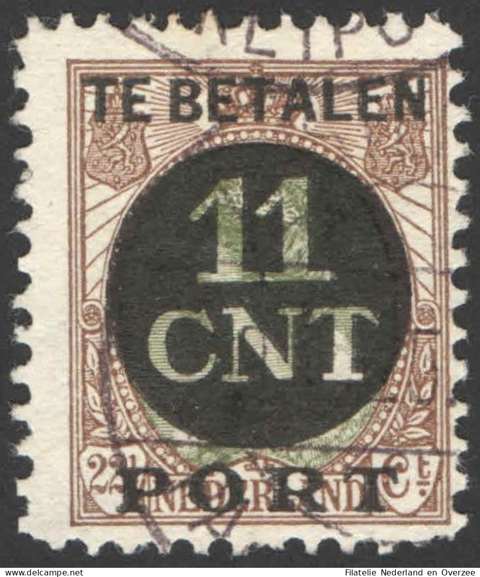 Nederland 1924 Postpakket-verrekenzegel 1B Gestempeld/used Tanding/Perforation 11 1/2 X 11 - Andere & Zonder Classificatie