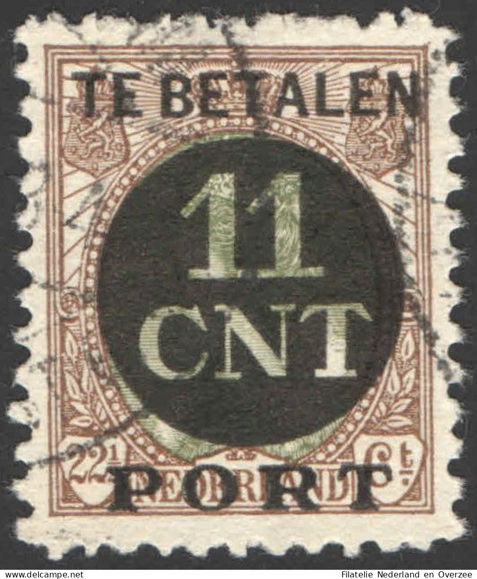 Nederland 1924 Postpakket-verrekenzegel 1B Gestempeld/used Tanding/Perforation 11 1/2 X 11 - Sonstige & Ohne Zuordnung