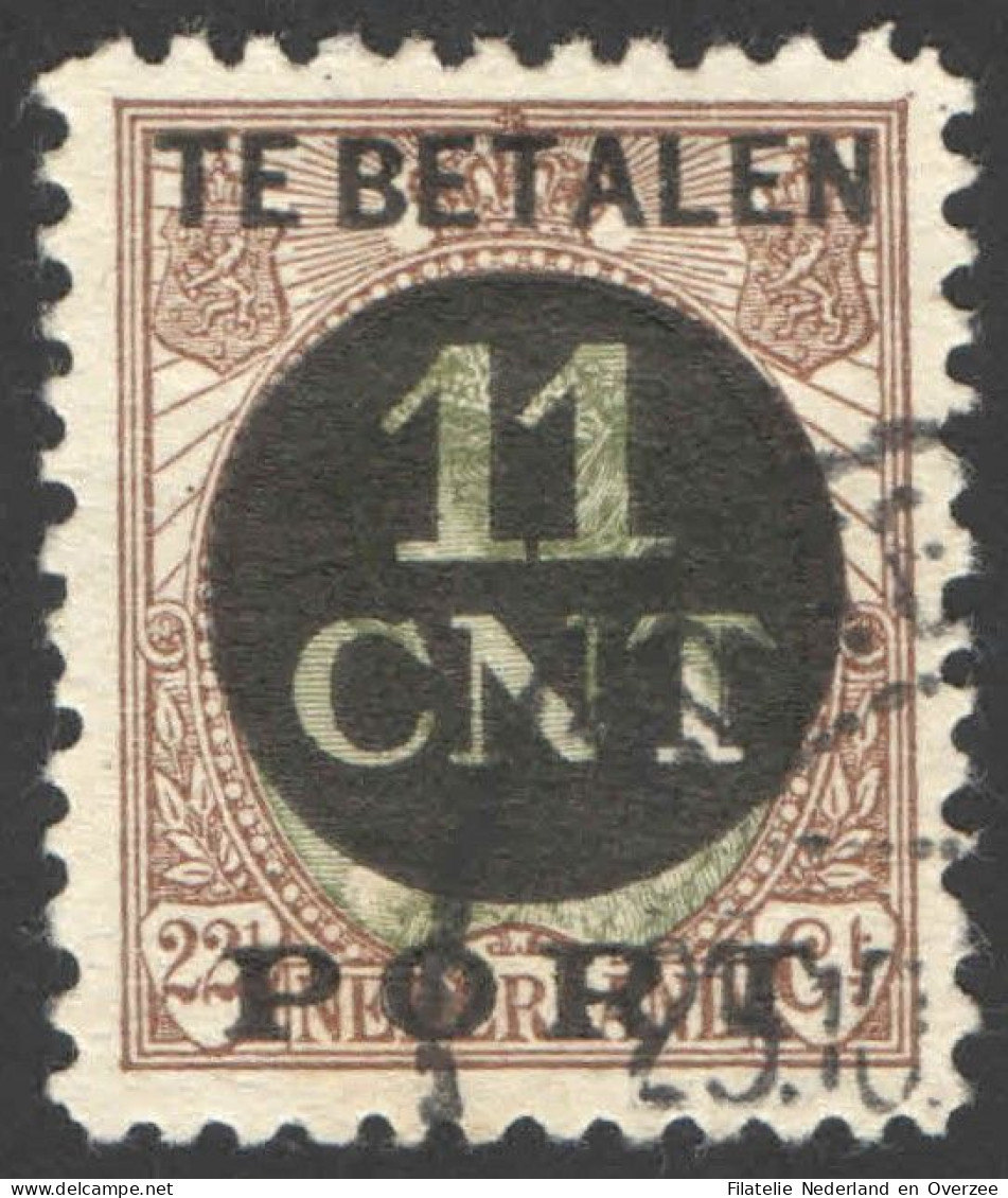 Nederland 1924 Postpakket-verrekenzegel 1C Gestempeld/used Tanding/Perforation 11 1/2 - Sonstige & Ohne Zuordnung