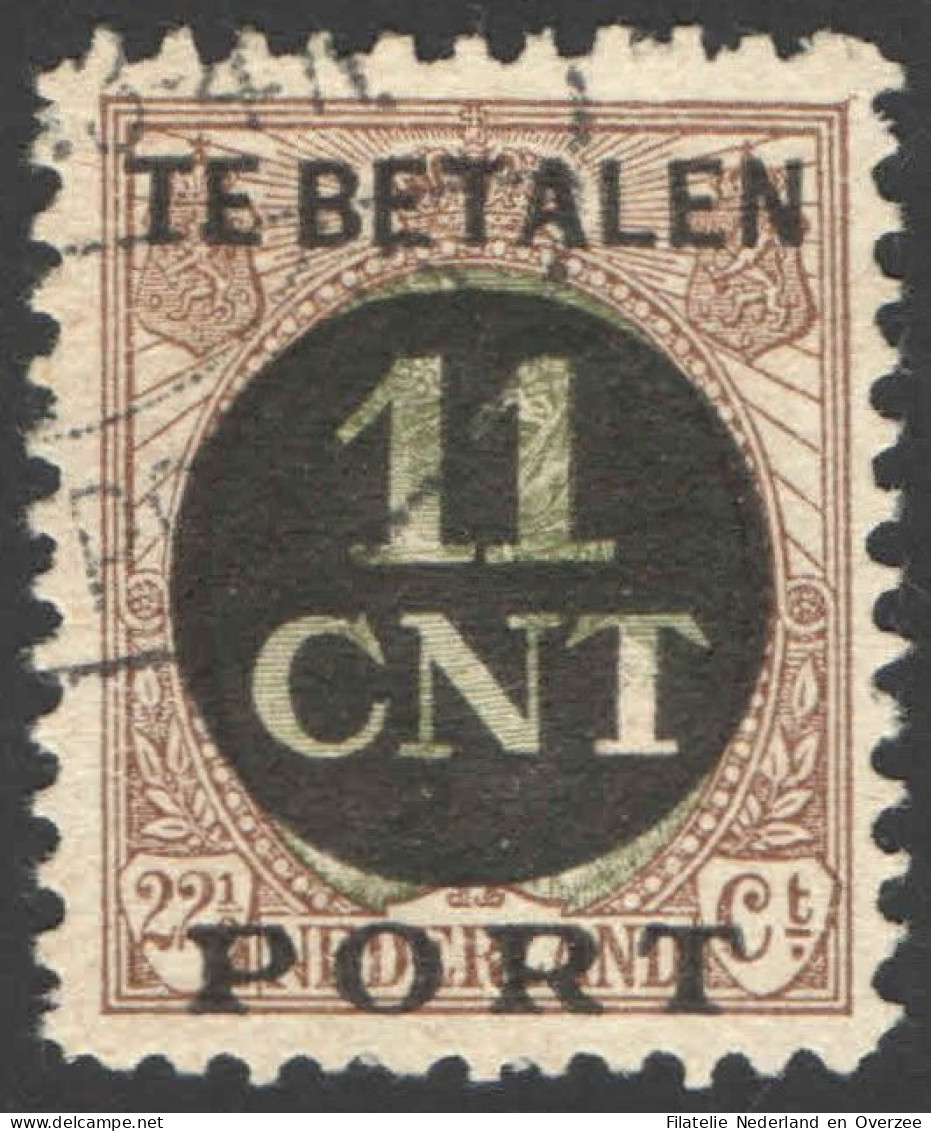 Nederland 1924 Postpakket-verrekenzegel 1C Gestempeld/used Tanding/Perforation 11 1/2 - Other & Unclassified