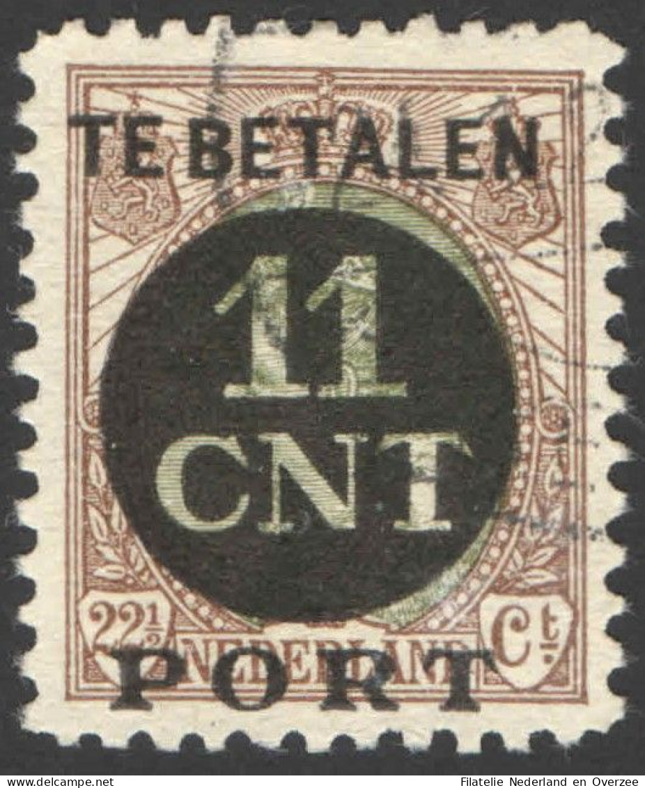 Nederland 1924 Postpakket-verrekenzegel 1C Gestempeld/used Tanding/Perforation 11 1/2 - Sonstige & Ohne Zuordnung