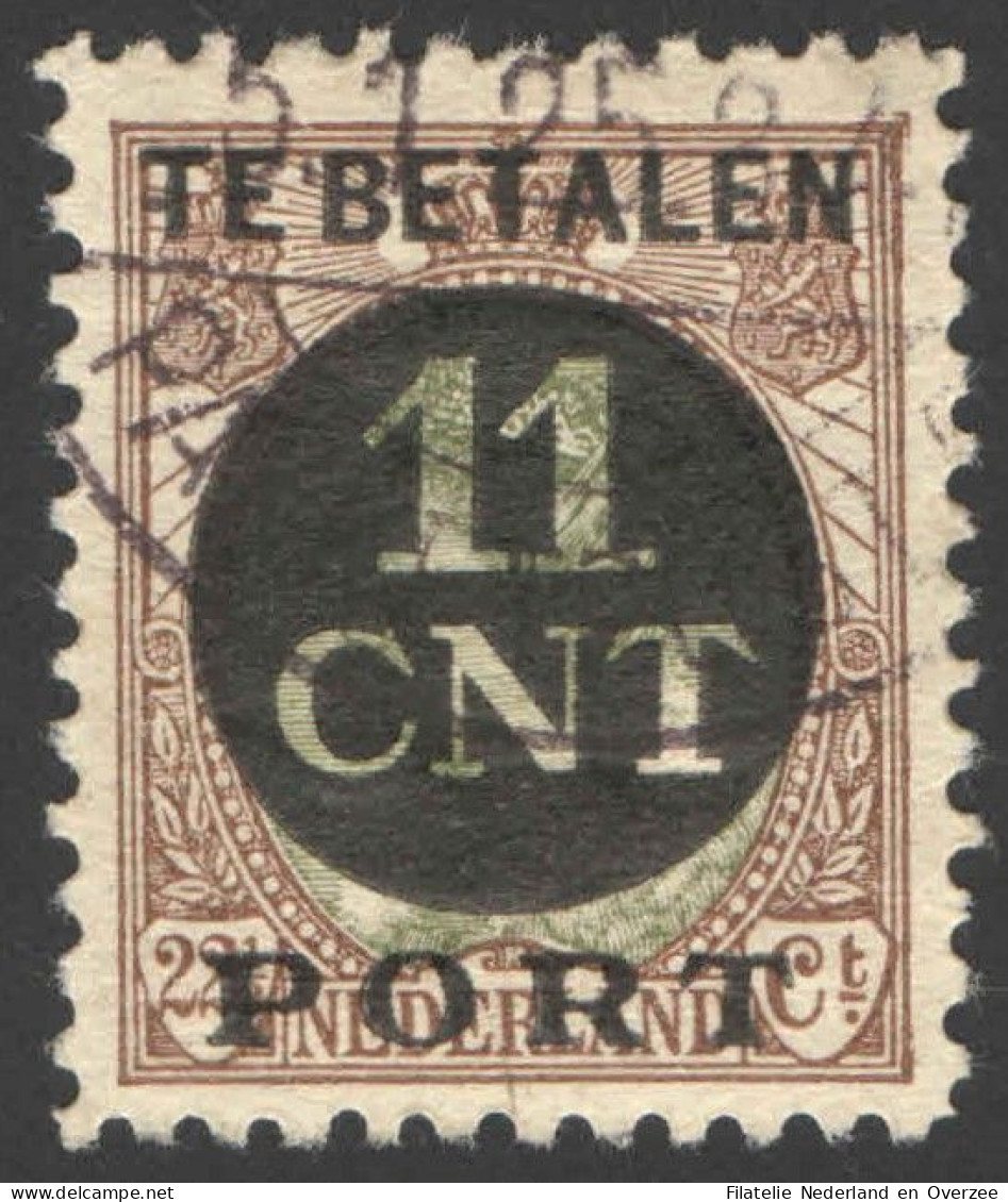 Nederland 1924 Postpakket-verrekenzegel 1C Gestempeld/used Tanding/Perforation 11 1/2 - Other & Unclassified