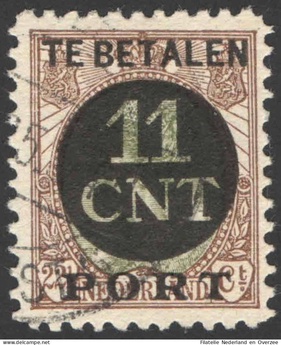 Nederland 1924 Postpakket-verrekenzegel 1C Gestempeld/used Tanding/Perforation 11 1/2 - Otros & Sin Clasificación