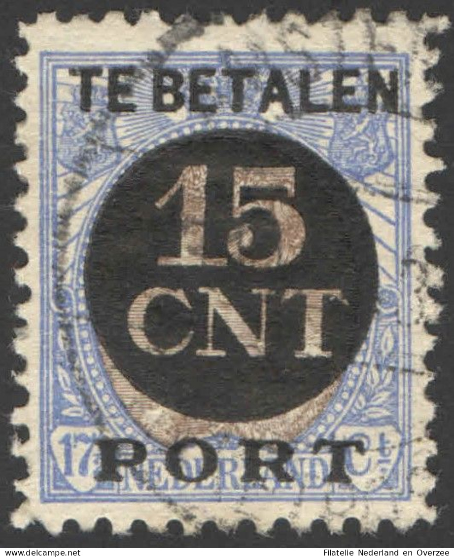 Nederland 1924 Postpakket-verrekenzegel 2C Gestempeld/used Tanding/Perforation 11 1/2 - Andere & Zonder Classificatie