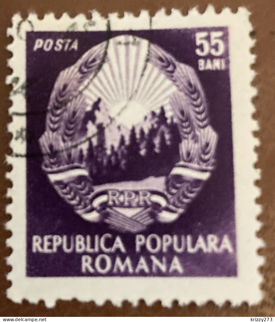 Romania 1952 Coat Of Arms 55b - Used - Fiscaux