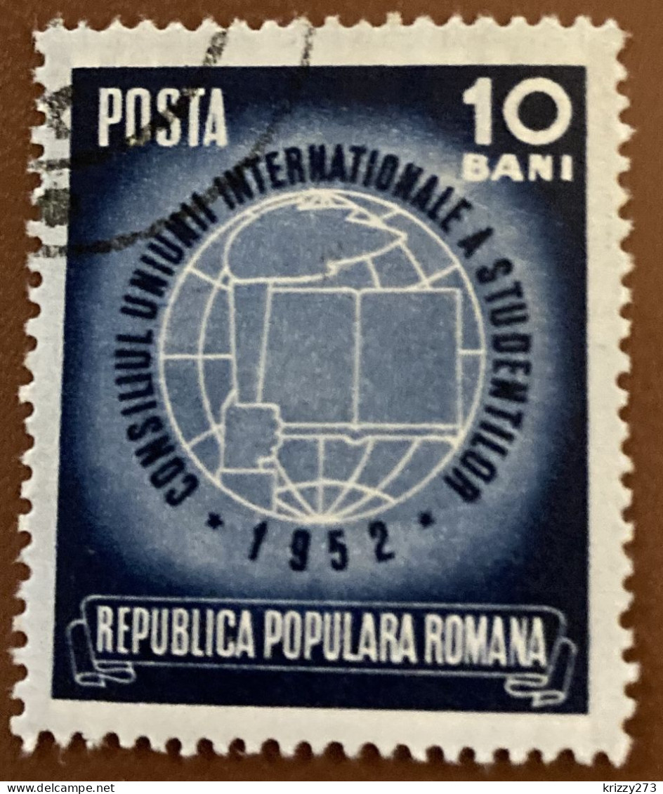 Romania 1952 Congress Of International Students 10b - Used - Revenue Stamps