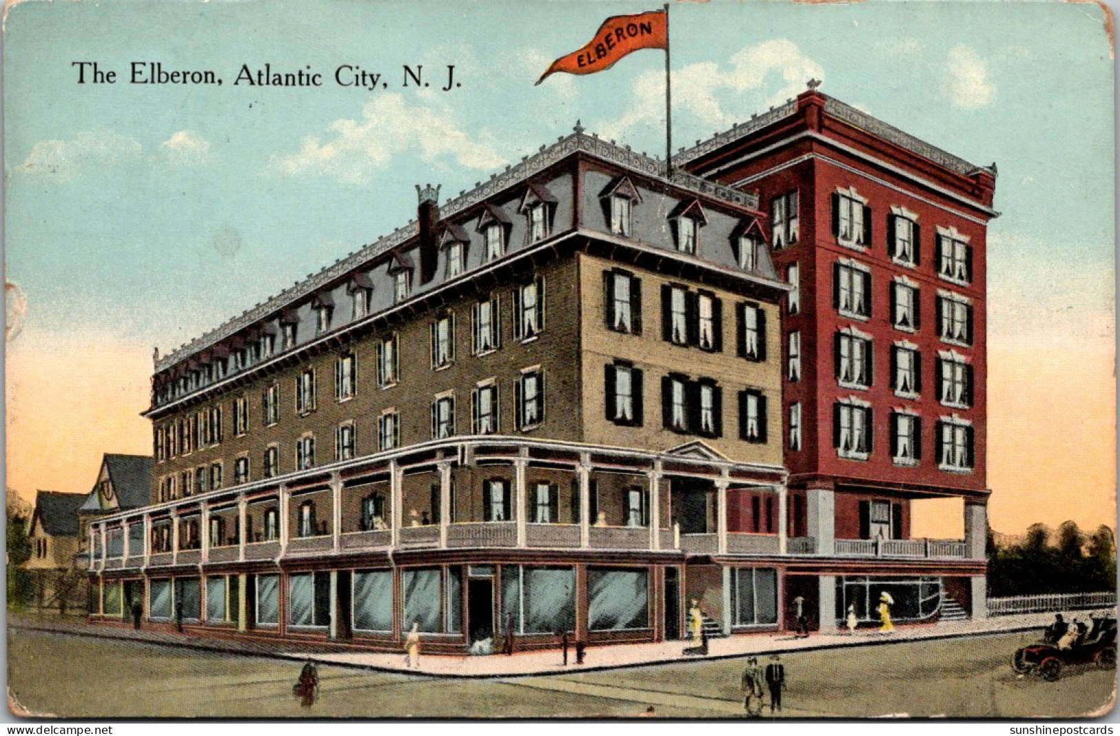 New Jersey Atlantic City The Elberon Hotel 1914 - Atlantic City